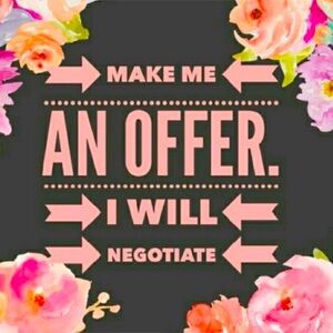 Floral Negotiation Sign